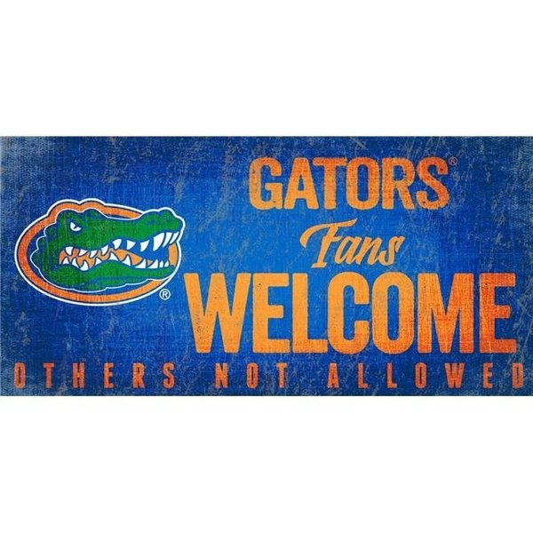 Fan Creations Florida Gators Wood Sign Fans Welcome 12x6 7846014539